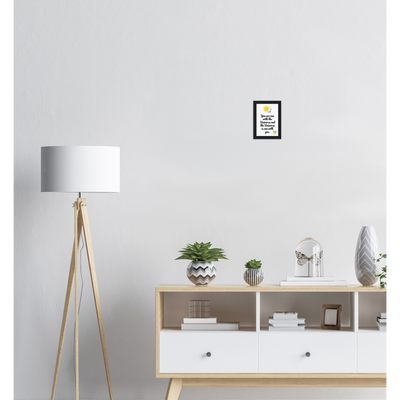 Premium Matte Paper Wooden Framed Poster